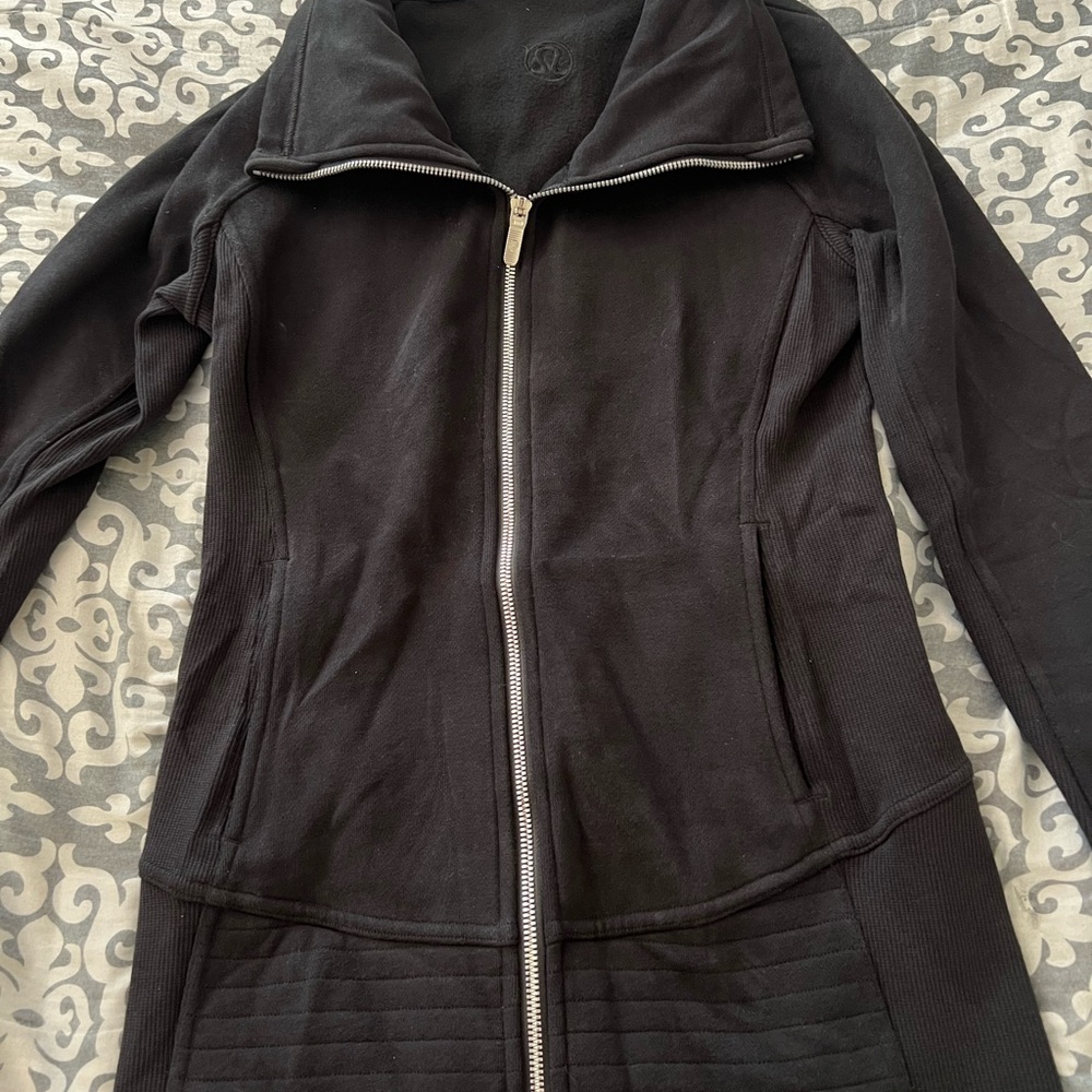 Lululemon Athletica Black Bomber Jacket